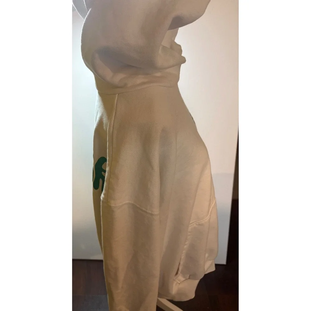 PacSun Pacific Sunwear Los Angeles Flower Hoodie Sweatshirt Cream Men XL Graphic